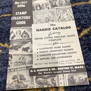 Stamp Collectors’ Guide New 1957 Edition The Harris Catalog Good Condition
